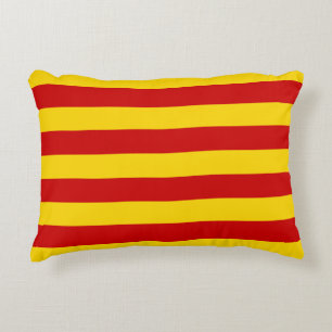 Catalonia Flag & Catalan - La Senyera fashion Accent Pillow