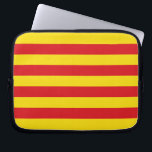 Catalonia Flag Laptop Sleeve<br><div class="desc">Carry your Catalan pride wherever you go with this patriotic laptop sleeve featuring the vibrant Flag of Catalonia! Designed to protect your laptop with style, this sleeve showcases the iconic red and yellow stripes of the Senyera, symbolizing the rich cultural heritage and strong identity of Catalonia. Perfect for students, professionals,...</div>