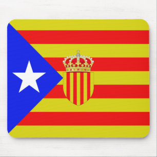 Catalonia flag mouse pad