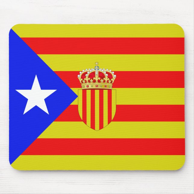 Catalonia flag mouse pad (Front)