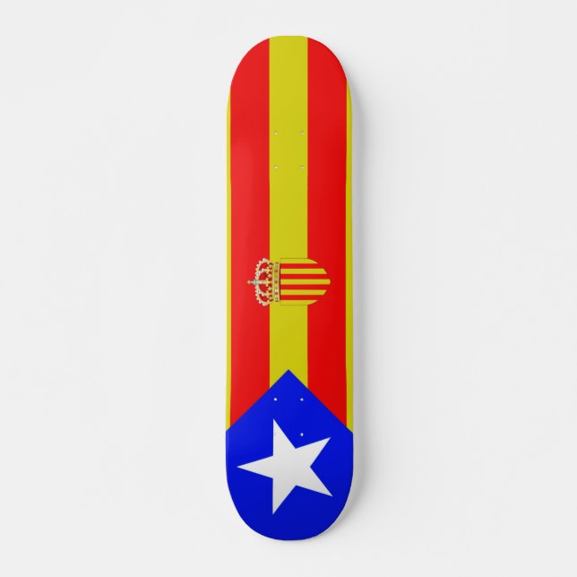 Catalonia flag skateboard (Front)
