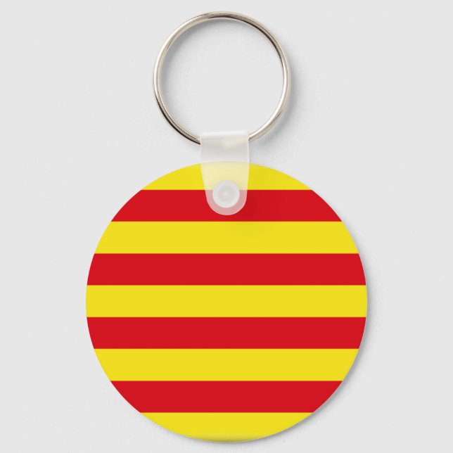 Catalonia (Spain)  Flag Keychain (Front)