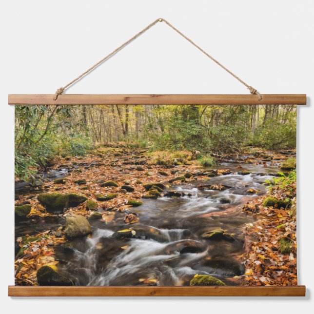 Cataloochee Creek NC Great Smoky Mountains Hanging Tapestry (Front)