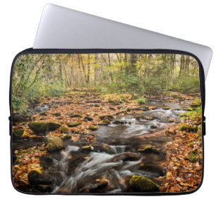 Cataloochee Creek NC Great Smoky Mountains Laptop Sleeve