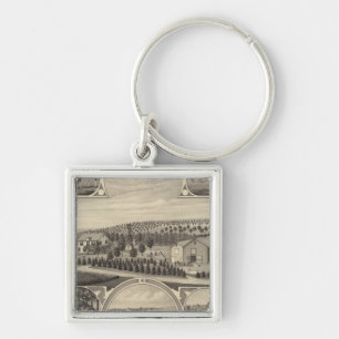 Catalpa, Nebraska Keychain