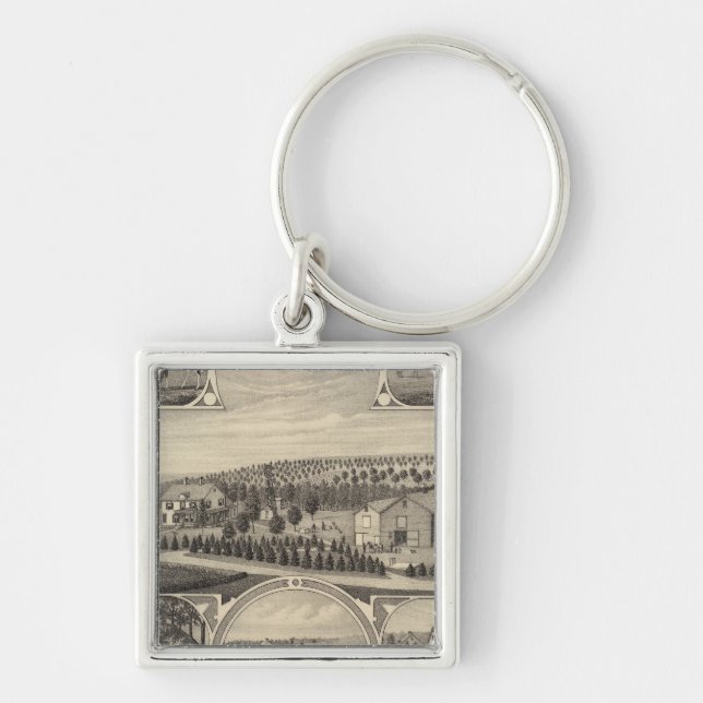 Catalpa, Nebraska Keychain (Front)