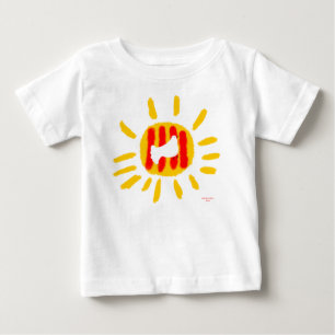 Catalunya Sun ,Patriotic Symbol, Catalonia Baby T-Shirt