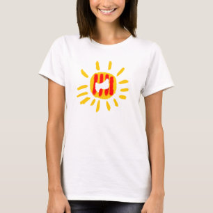 Catalunya sun, Patriotic Symbol. T-Shirt