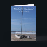 Catamaran Boat Personalised Husband Birthday Card<br><div class="desc">Greeting card catamaran husband birthday card. Customise this birthday card with any text then have it printed and sent to you or instantly download it to your mobile device. Should you require any help with customising then contact us through the link on this page. Catamaran boat personalised husband birthday card...</div>