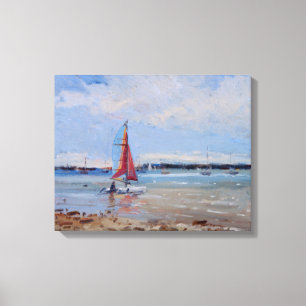 Catamaran Brittany Canvas Print