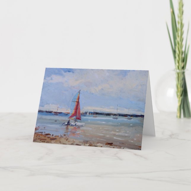 Catamaran Brittany Holiday Card (Front)