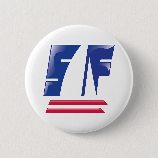 Catamaran Sailing_Pontoon Racing_S.F. Bay Boating 2 Inch Round Button (Front)