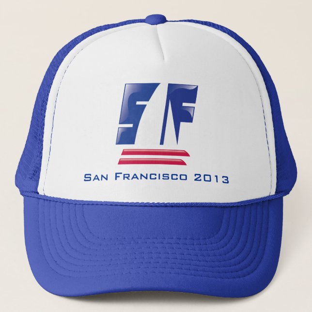 Catamaran Sailing_Pontoon Racing_San Francisco Trucker Hat (Front)