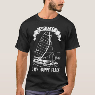 Catamaran Two Hulls Sailing Quote Catamaran Captai T-Shirt