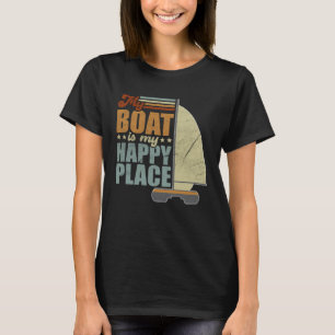 Catamaran Two Hulls Sailing Quote Catamaran Captai T-Shirt