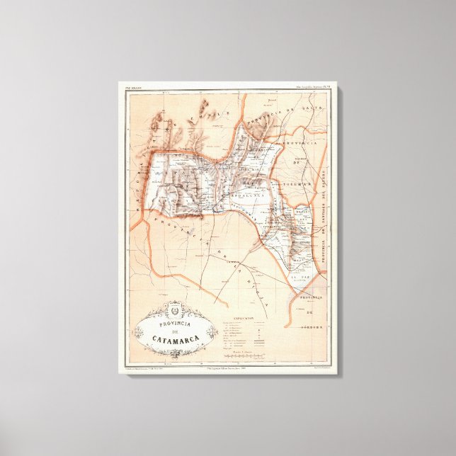Catamarca, Argentina Canvas Print (Front)