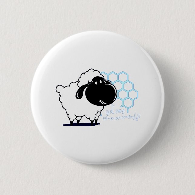 Catan You Give Wood 2 Inch Round Button (Front)