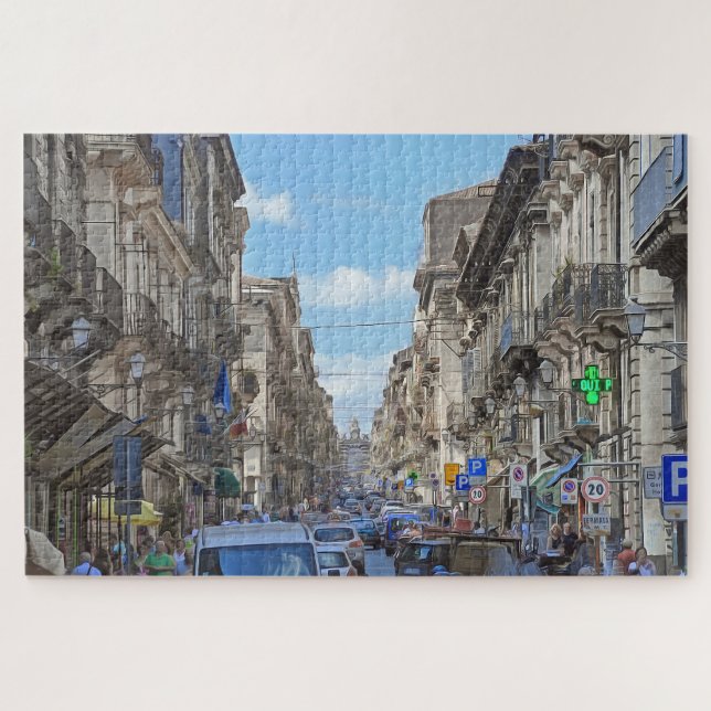 Catania. #12.   jigsaw puzzle (Horizontal)