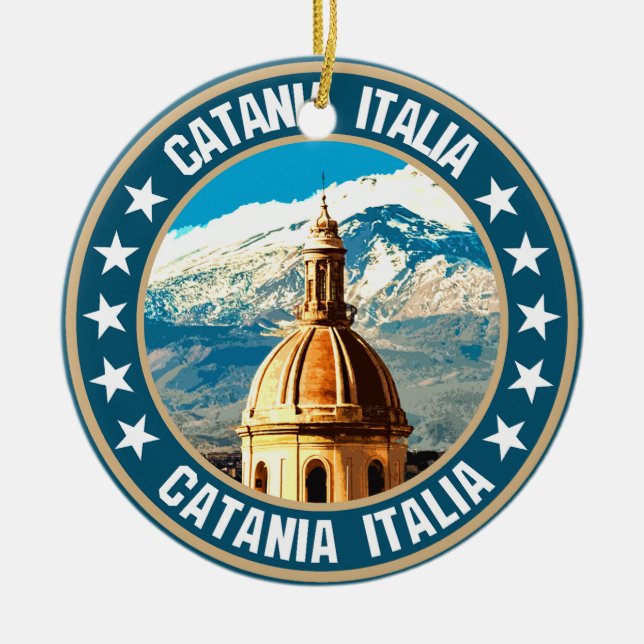 Catania                                            ceramic ornament (Front)