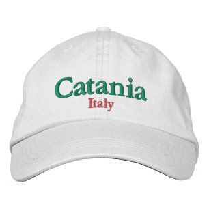 Catania Italy City Pride Embroidered Hat
