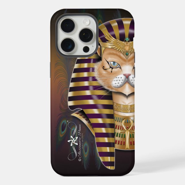 CATankhaMEOW iPhone Case (Back)