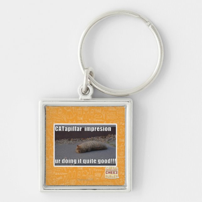 CATapillar Keychain (Front)