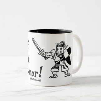 Catapult Carnage Ephesians 6:11 Lady Knight Mug