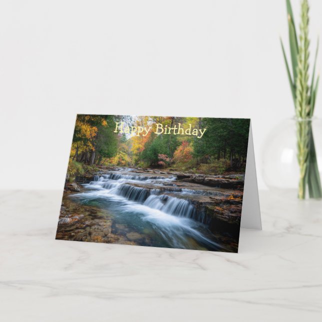 Cataract Falls in USA Card (Front)