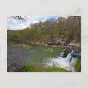 Cataract Falls, Upper Falls, Indiana Postcard