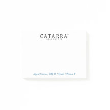Catarra Notes w/ Agent Contact Info