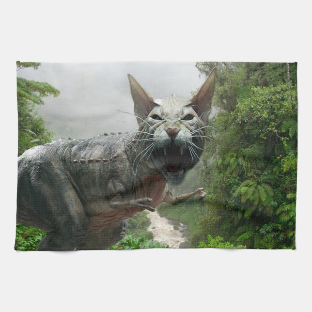 Catasaurus Rex Kitchen Towel (Horizontal)