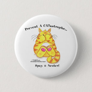 CATastrophe 2 Inch Round Button
