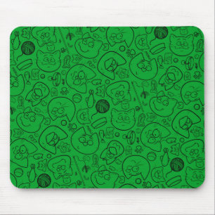 Catastrophe mousepad, green mouse pad