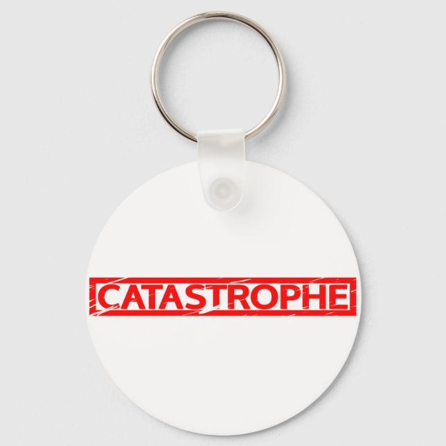 Catastrophe Stamp Keychain (Front)