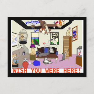 Catastrophe (Wish You Were Here) Postcard