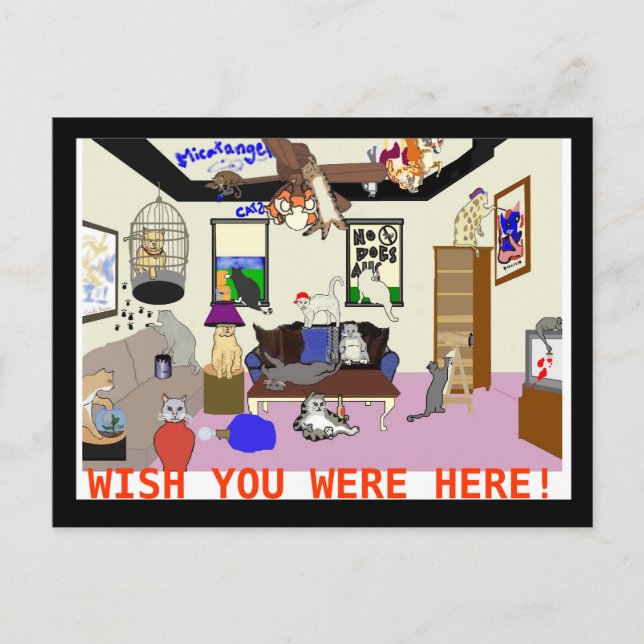 Catastrophe (Wish You Were Here) Postcard (Front)