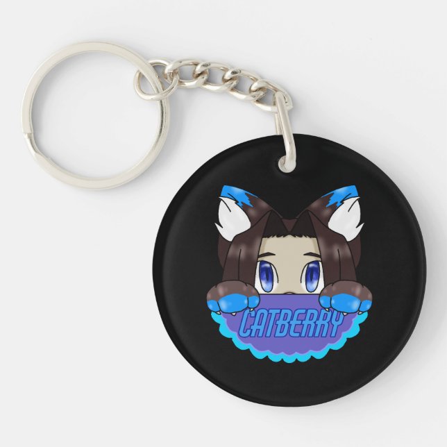 Catberry Keychain (Front)