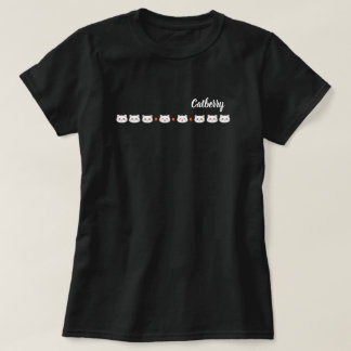 Catberry | T-shirt aux fraises de chat mignon