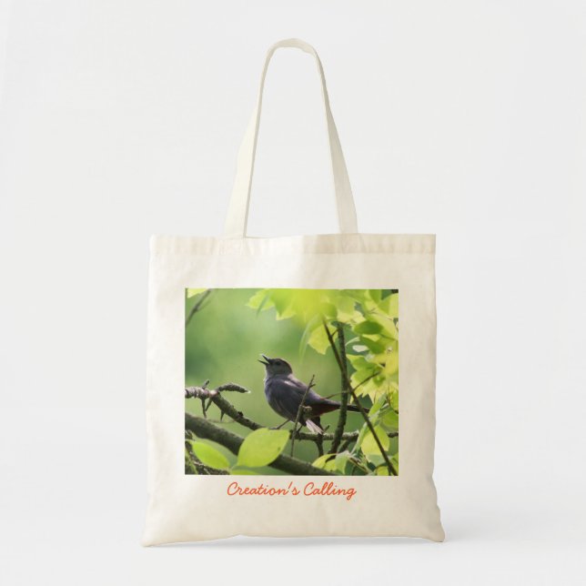 Catbird Call Tote Bag (Front)