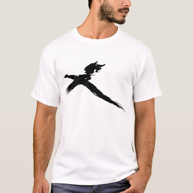 Catbird on a Stick (Mens) T-Shirt (Front)
