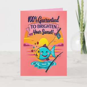 Catch a Bright New Year! Birthday Card