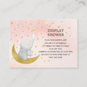 Catch A Star Bunny Elephant Gift Display Shower Enclosure Card