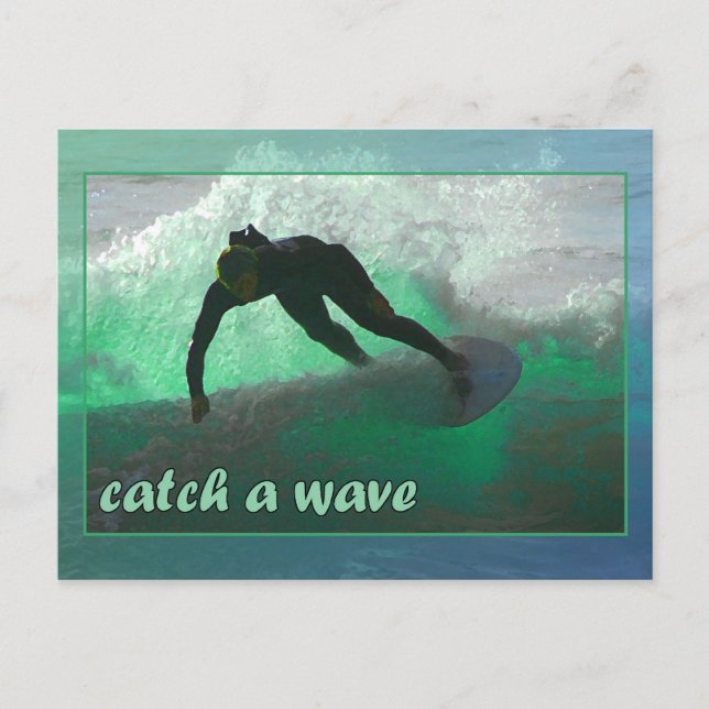 Catch a Wave! Postcard (Front)