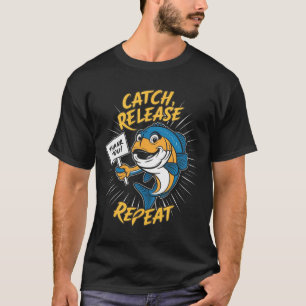 Catch And Release Funny Fishing T-Shirt