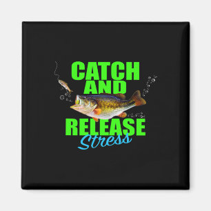 Catch And Release Stress Fishing Fish For Hob  Magnet