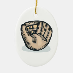 Catch It Ceramic Ornament