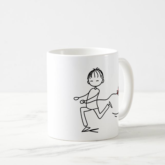Catch me! coffee mug (Front Right)