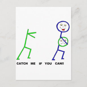 CATCH ME.jpg Postcard