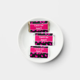 Catch My Heart! Modern Pink Hearts Valentine