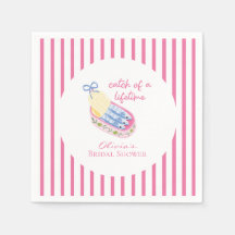 Catch of a lifetime sardines bridal shower pink
